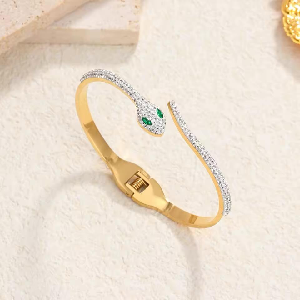 Snake Style Bangle Bracelet