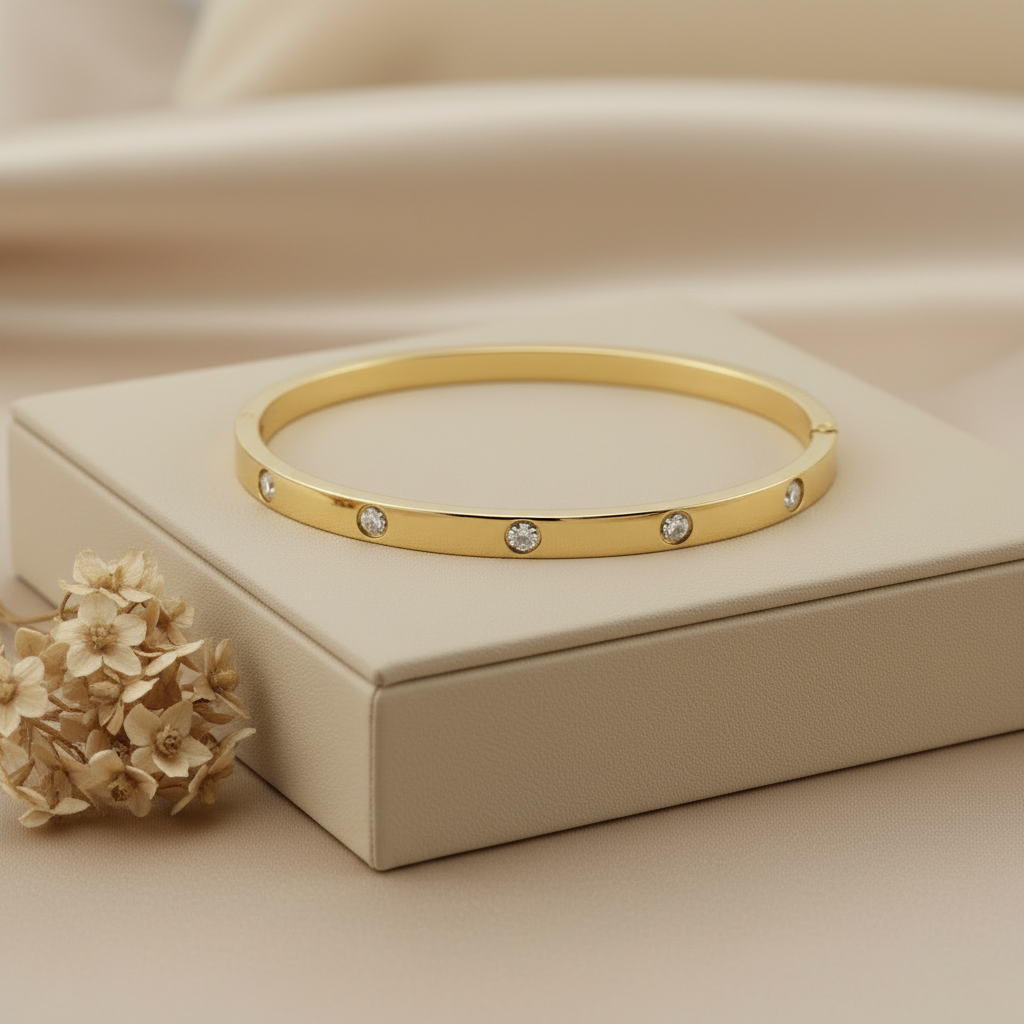 Round Glimmer Bangle