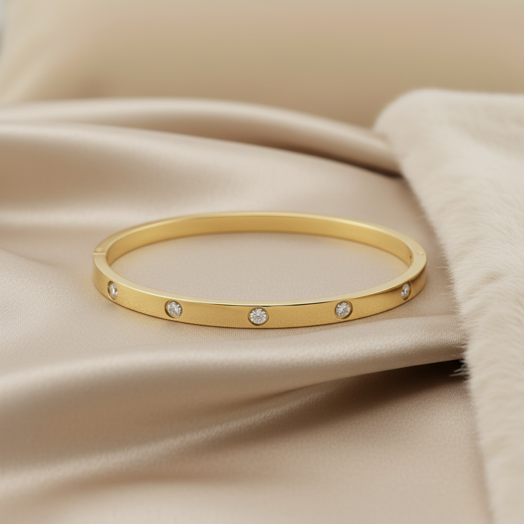 Round Glimmer Bangle
