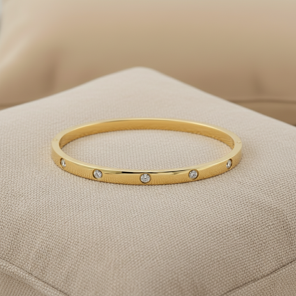 Round Glimmer Bangle