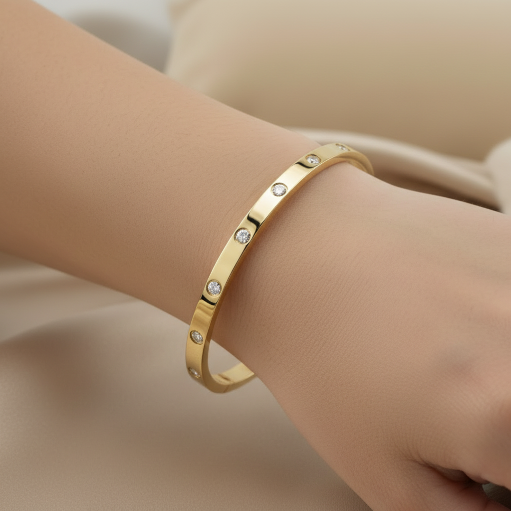 Round Glimmer Bangle