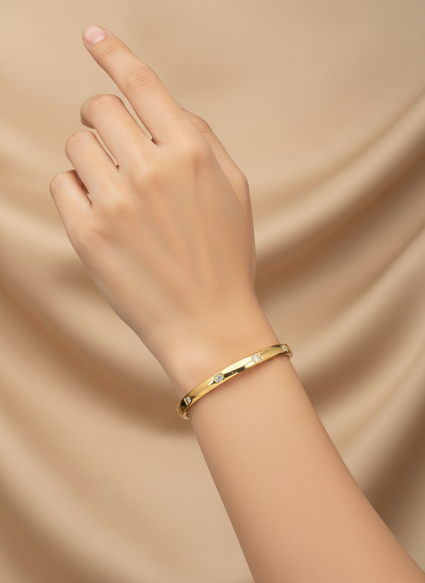Mini Square Shine Bangle