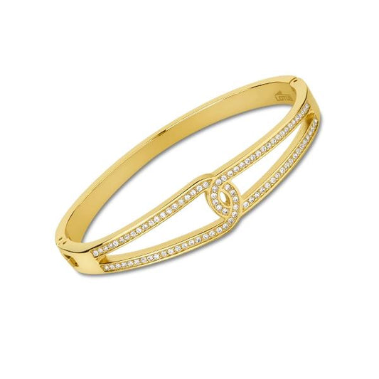 Lotus Style Bangle Bracelet