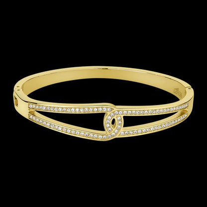 Lotus Style Bangle Bracelet