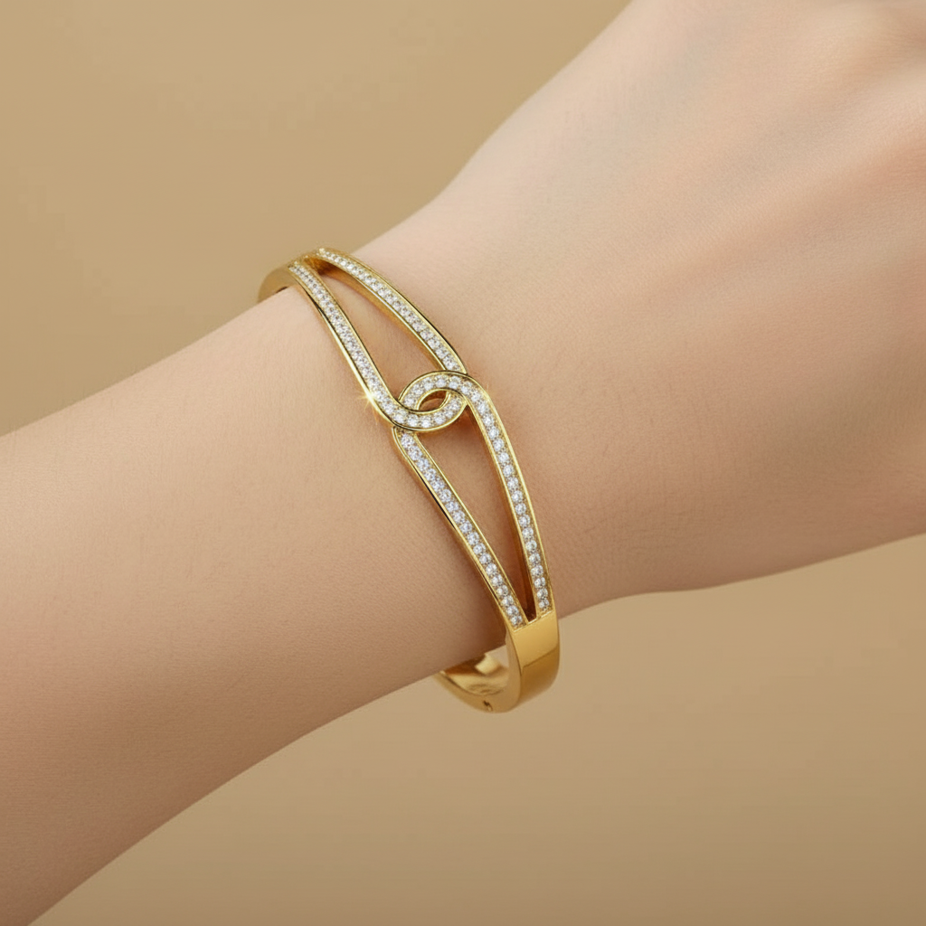 Lotus Bloom Bangle