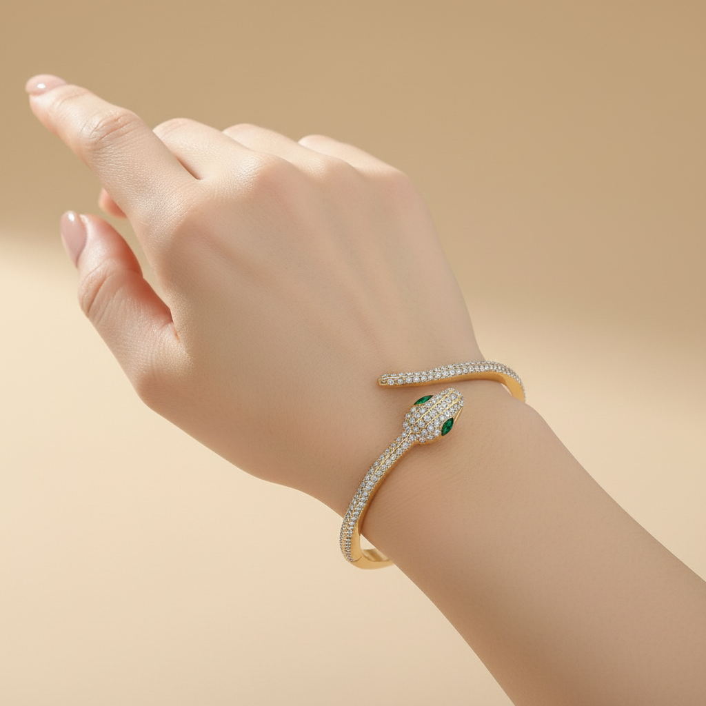 Serpent Glide Bangle