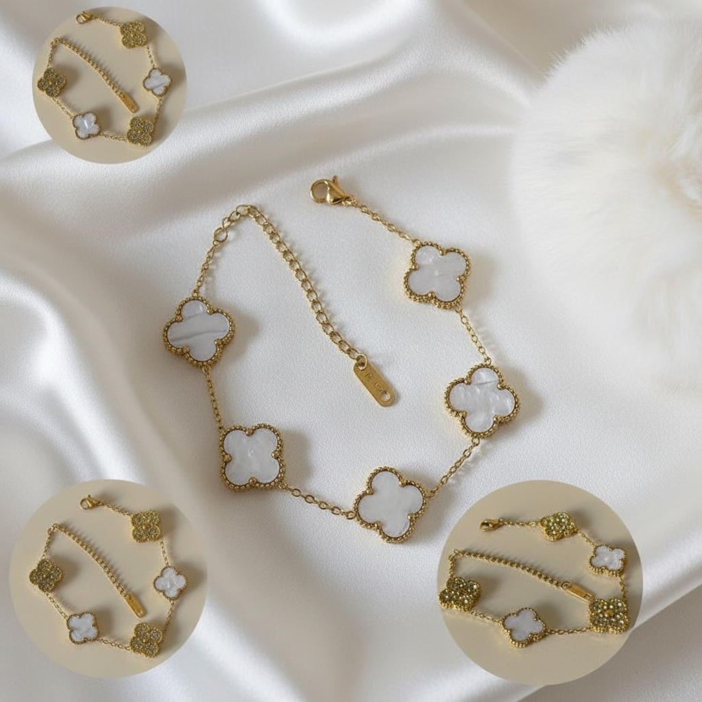 White Clover Luxe Bracelet