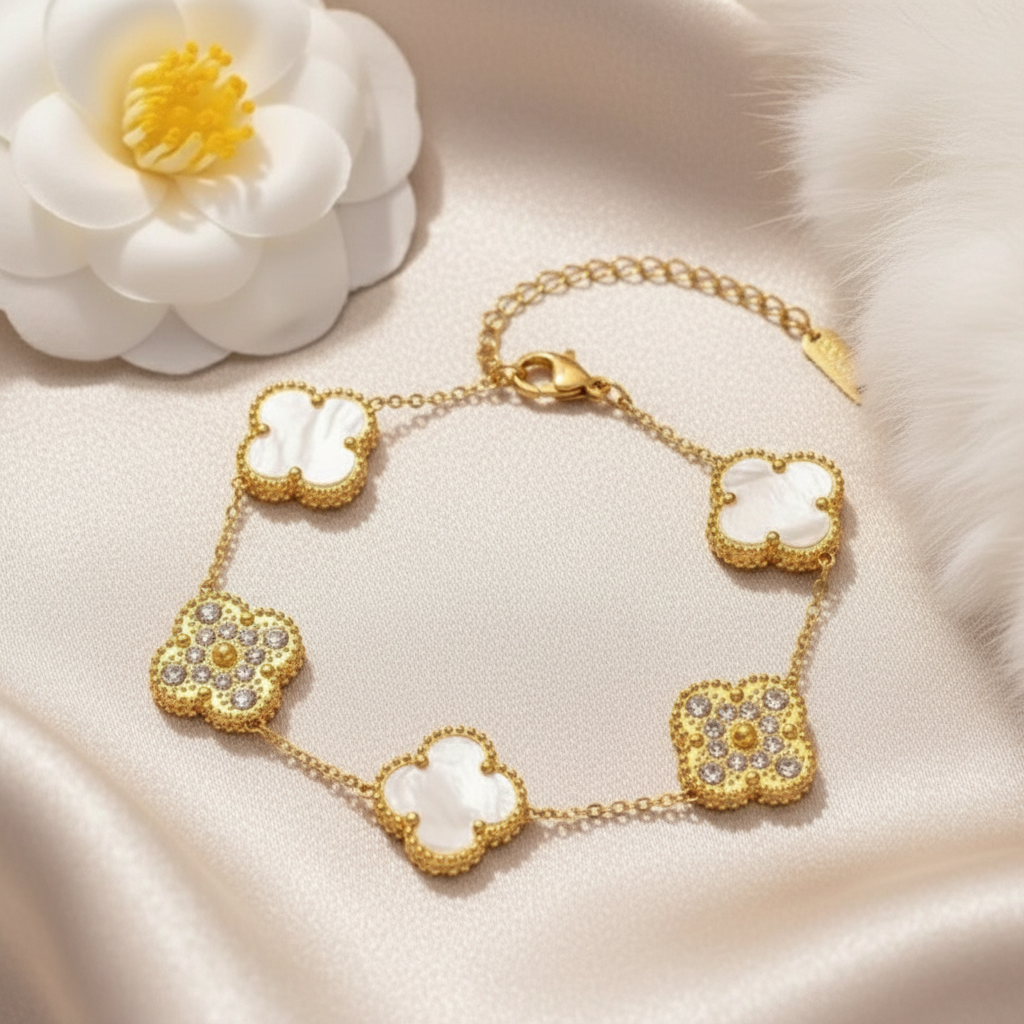 White Clover Luxe Bracelet