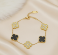 Midnight Clover Bracelet
