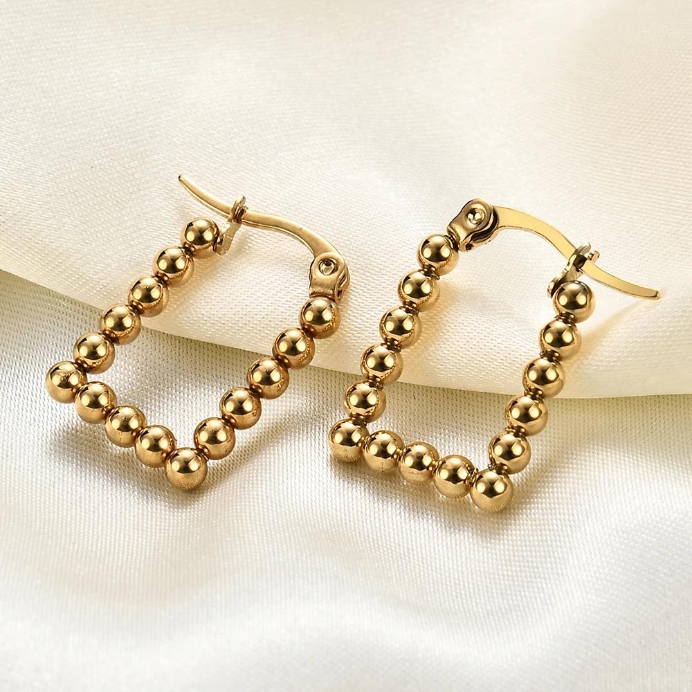 Rectangle Beaded Earring