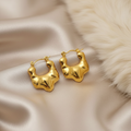 Hollow Star Hoops