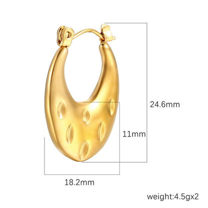 Hyperbol Hoop Earrings