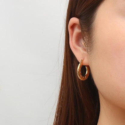 Snake Hoop Earrings