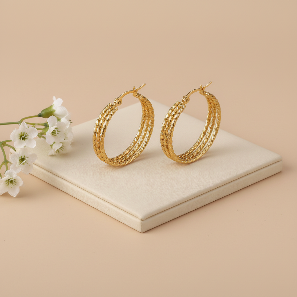 Round Multi-Layer Hoops