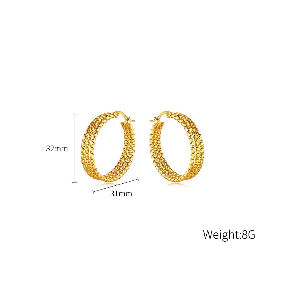 Round Multi-Layer Hoops