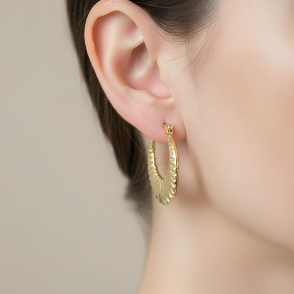 Round Contemporary Hoops