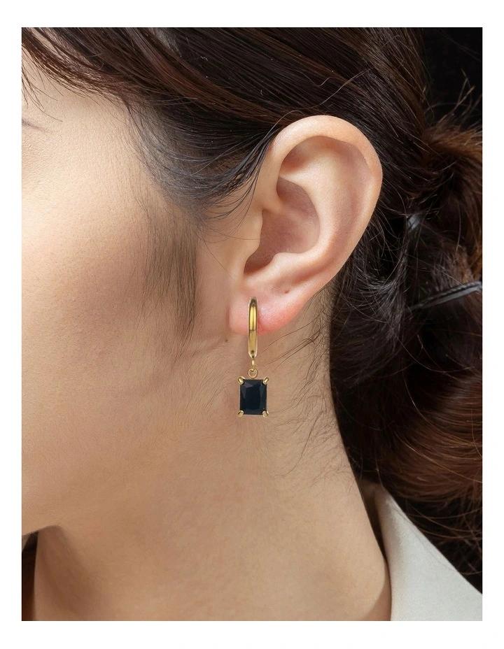 Multi Color Charm Hoops