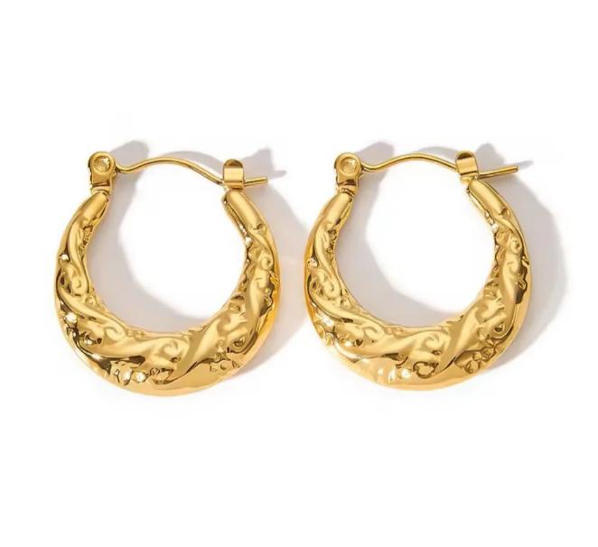 Vintage Style Hoop Earring