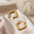 Hammer Heart Hoops