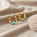 Evil Eye Hoops