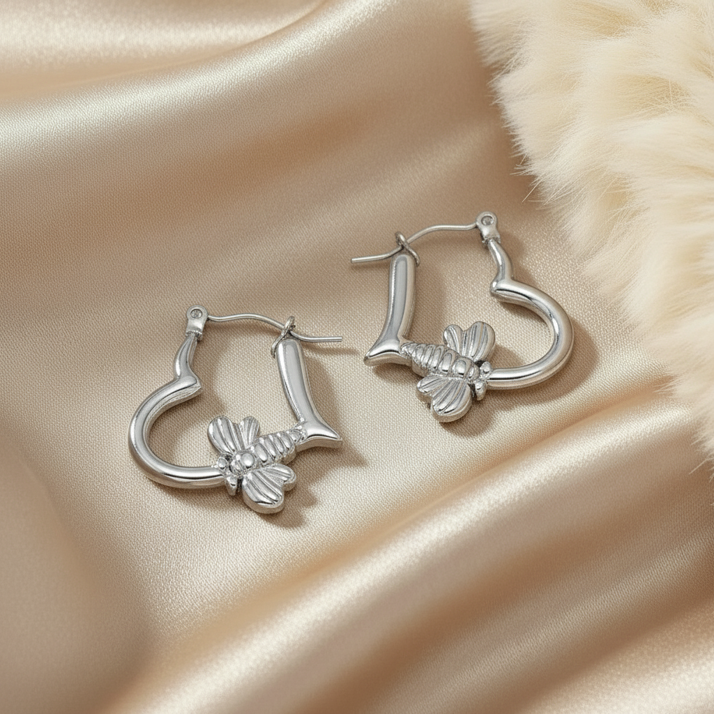 Heart Bee Hoops