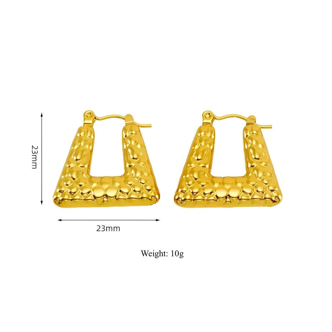 Sanke Skin U Shaped Earring