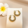 Chunky Curl Hoops