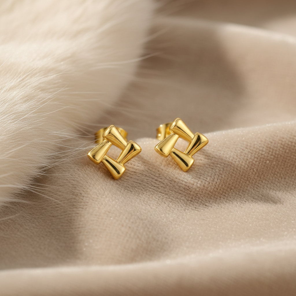 Aura Square Studs