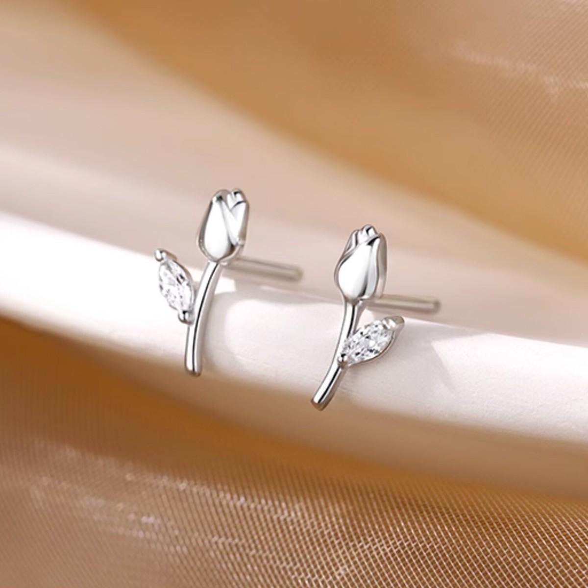 Tulip Bloom Studs