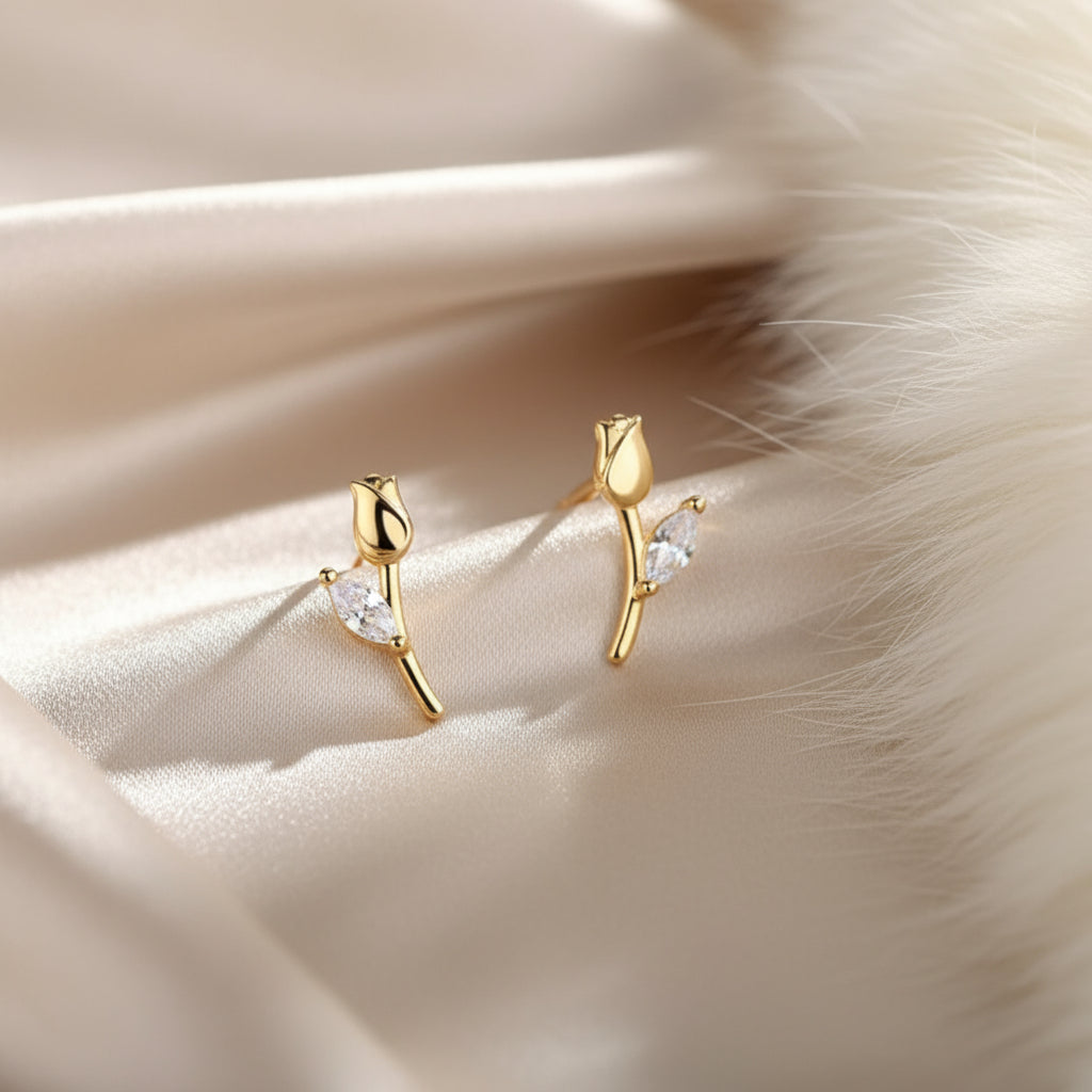 Tulip Bloom Studs