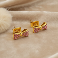 Bow Zircon Studs