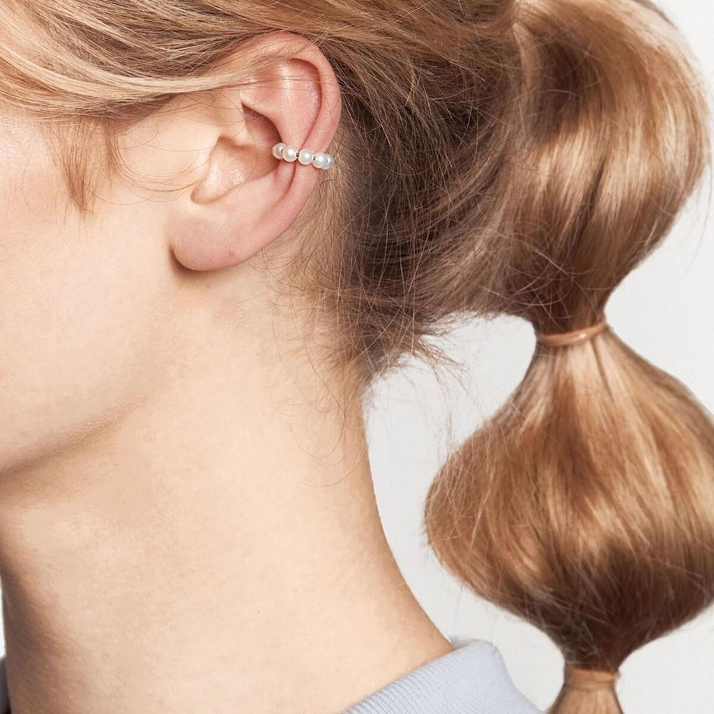 White Pearl Earcuff
