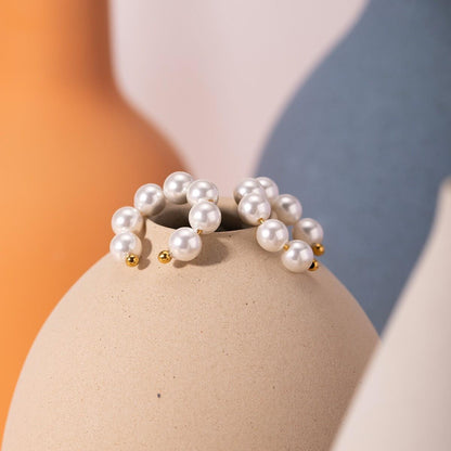 White Pearl Earcuff
