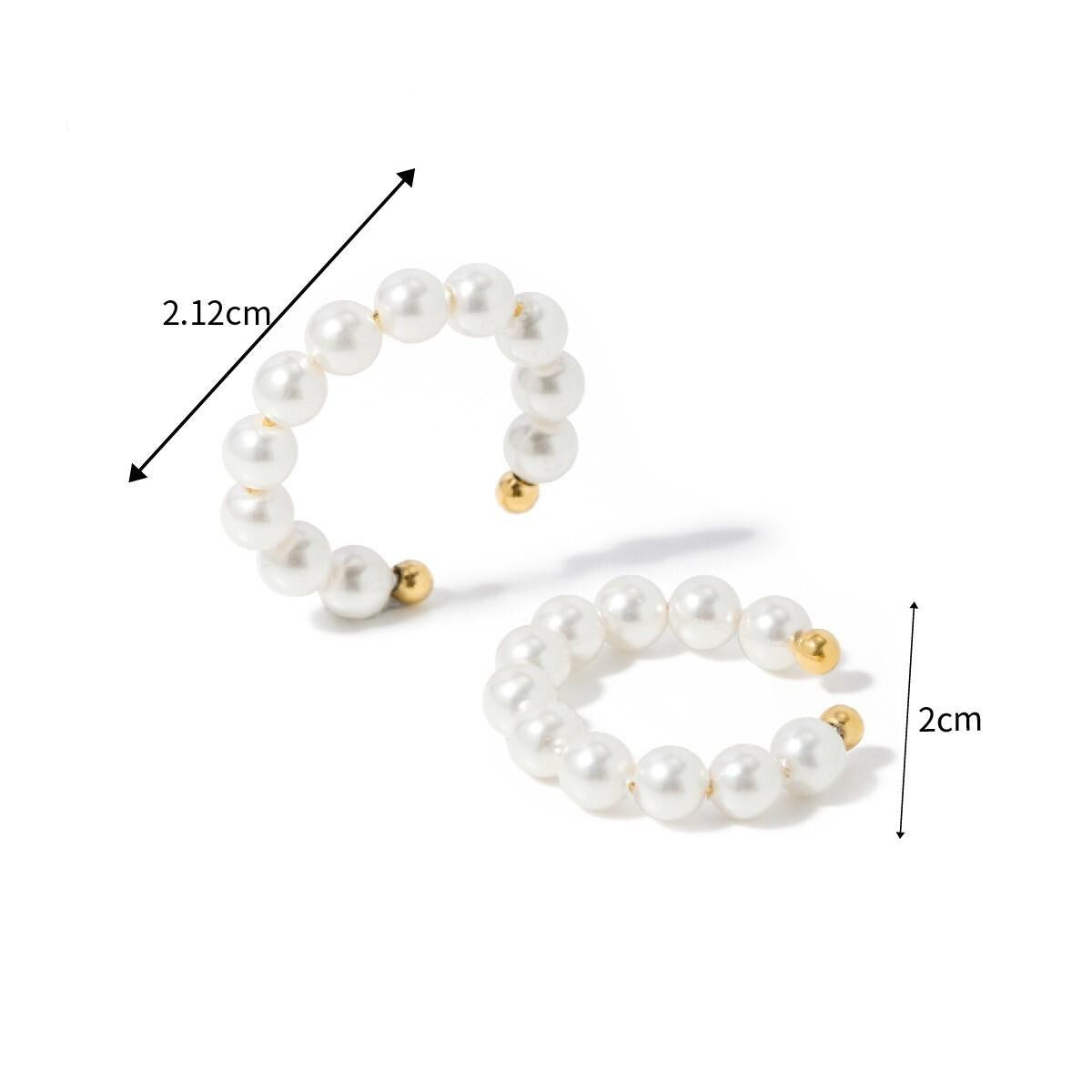 White Pearl Earcuff