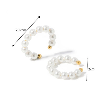 White Pearl Earcuff