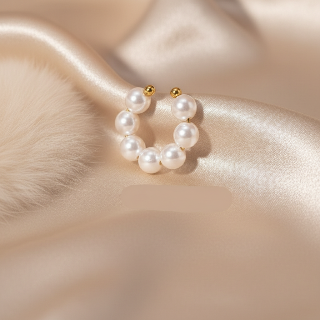 White Pearl Earcuff