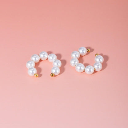 White Pearl Earcuff