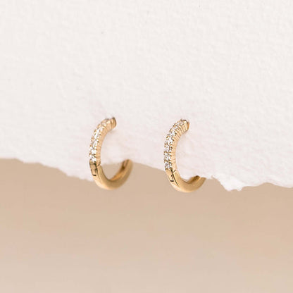 Diamond Mini Hoop Earring