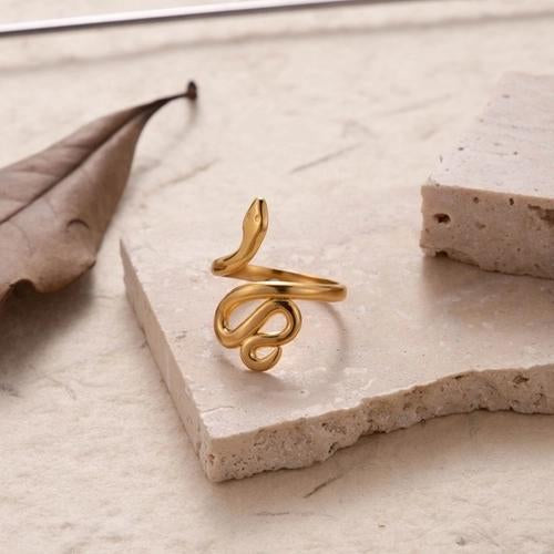 Simple Style Snake Ring