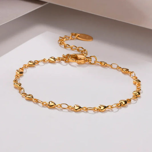 Gold Heart Elegance Bracelet