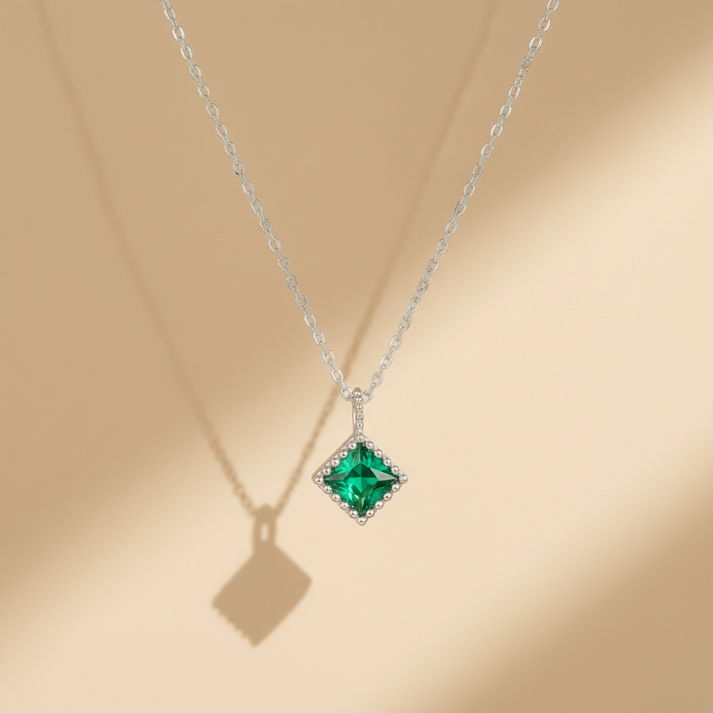 Verde Geo Necklace
