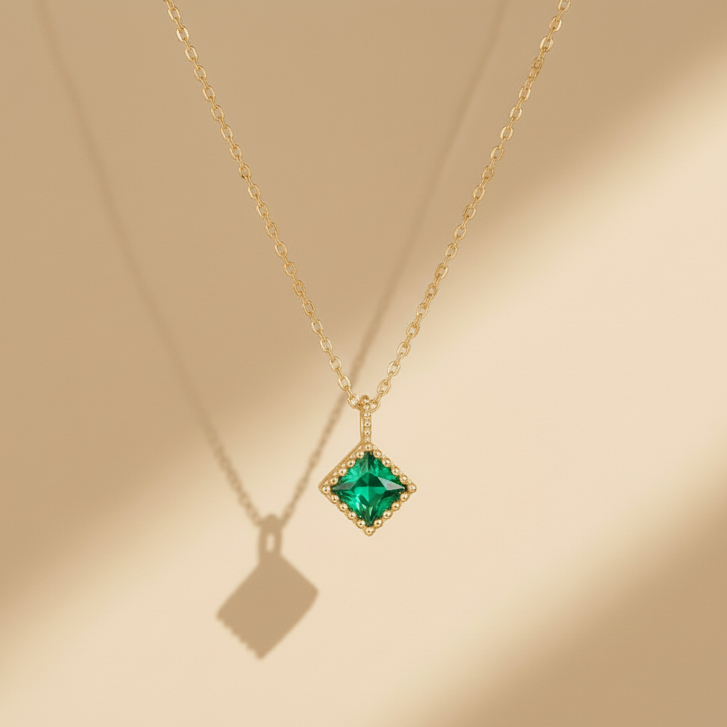 Verde Geo Necklace