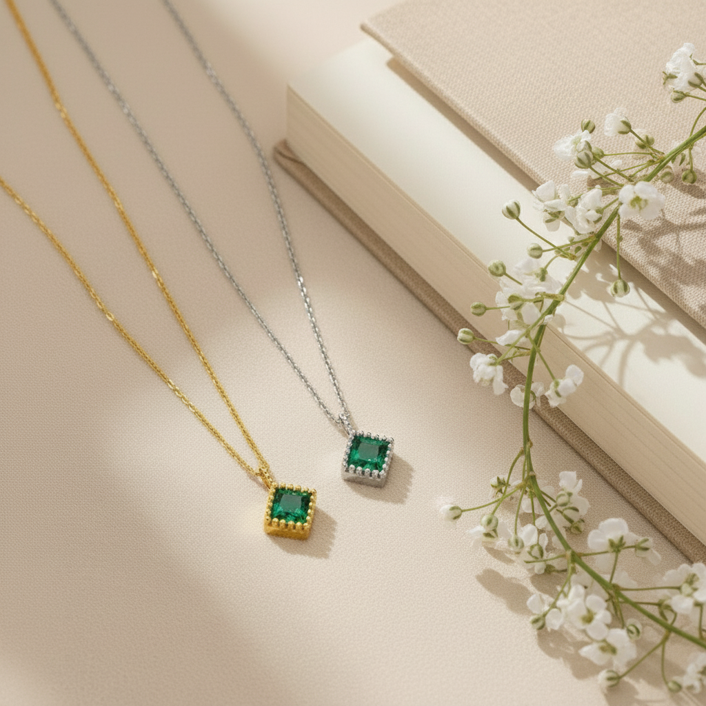 Verde Geo Necklace