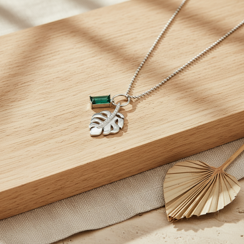 Emerelle Leaf Necklace