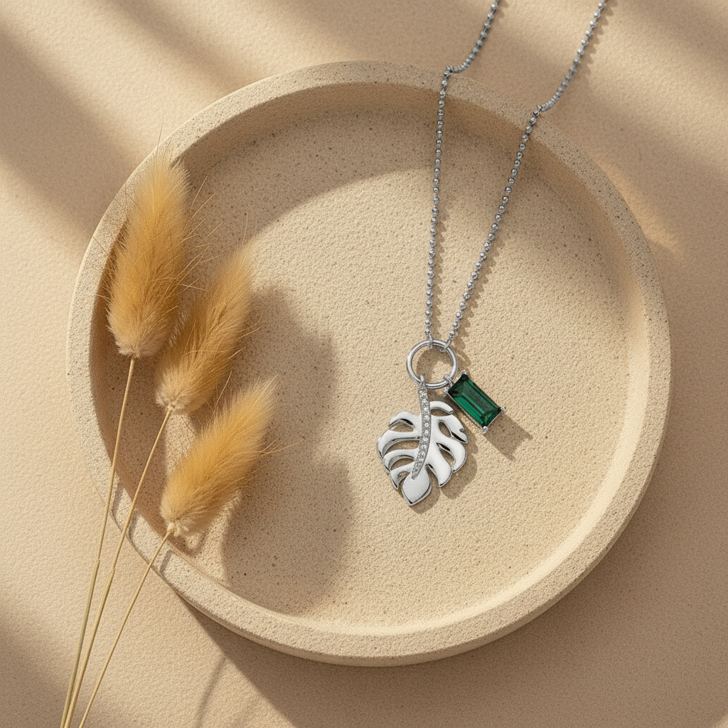 Emerelle Leaf Necklace