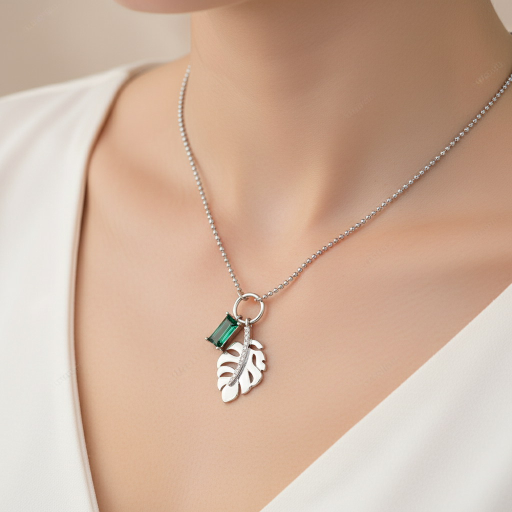Emerelle Leaf Necklace