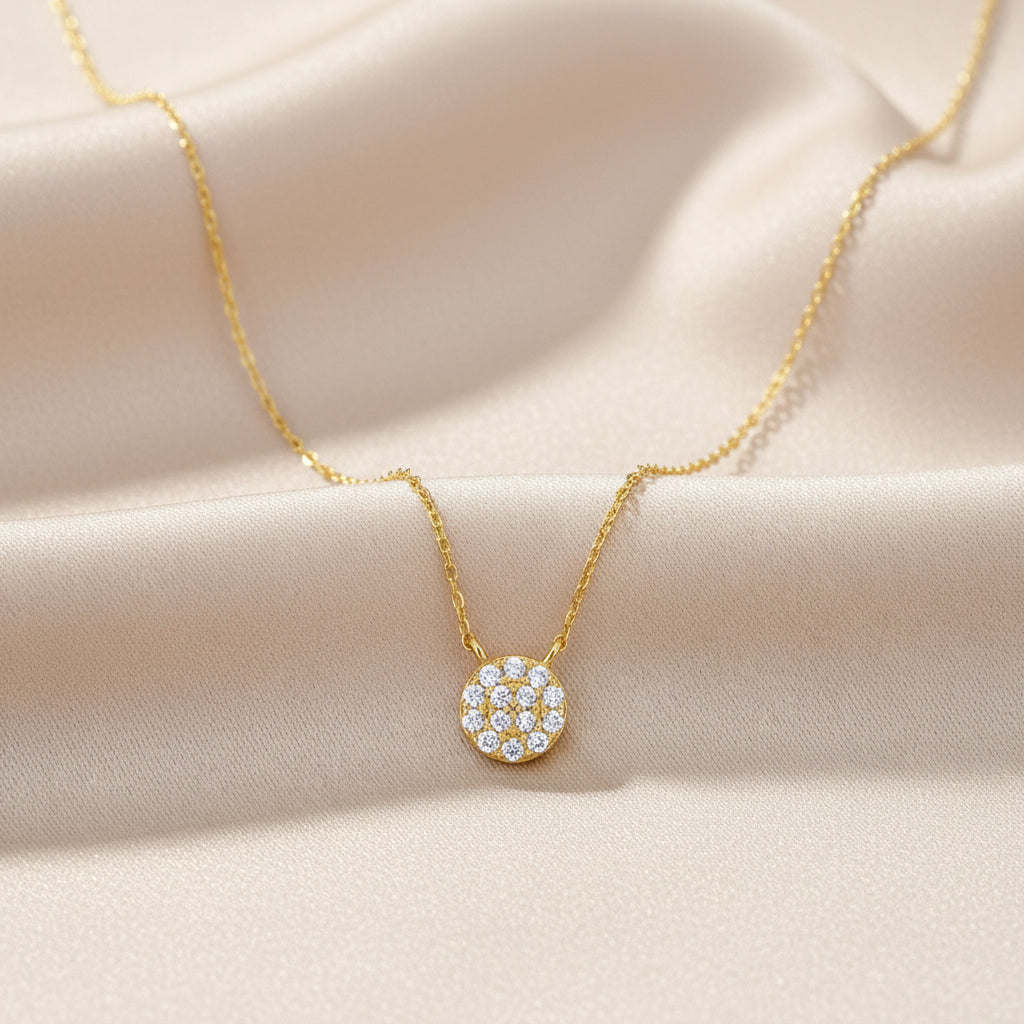 Eterna Disk Necklace