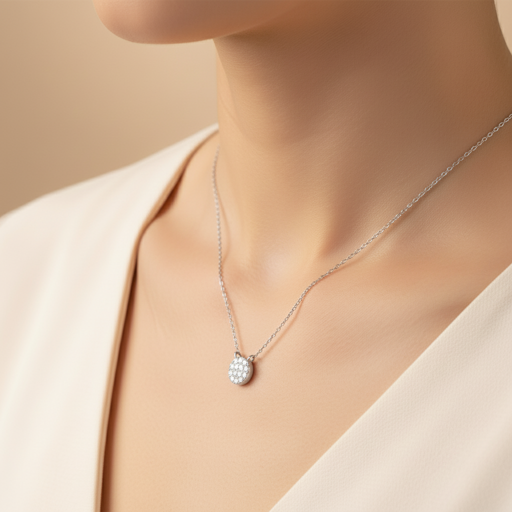 Eterna Disk Necklace