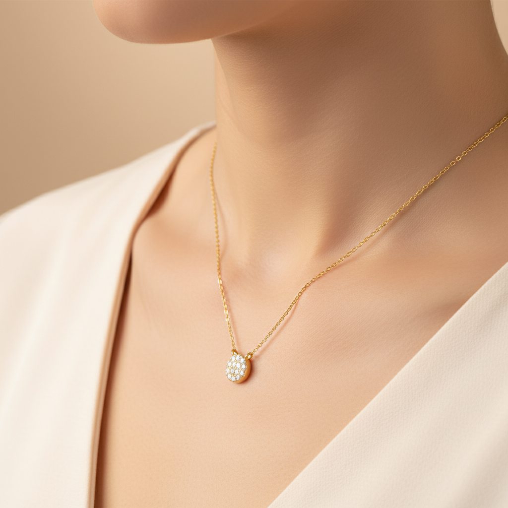 Eterna Disk Necklace