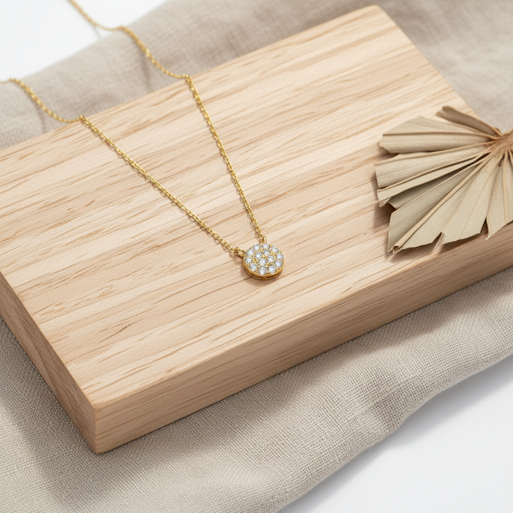 Eterna Disk Necklace